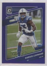 2021 Panini Donruss Optic Purple Prizm 49/50 Shaquille Leonard Darius #112 pe8