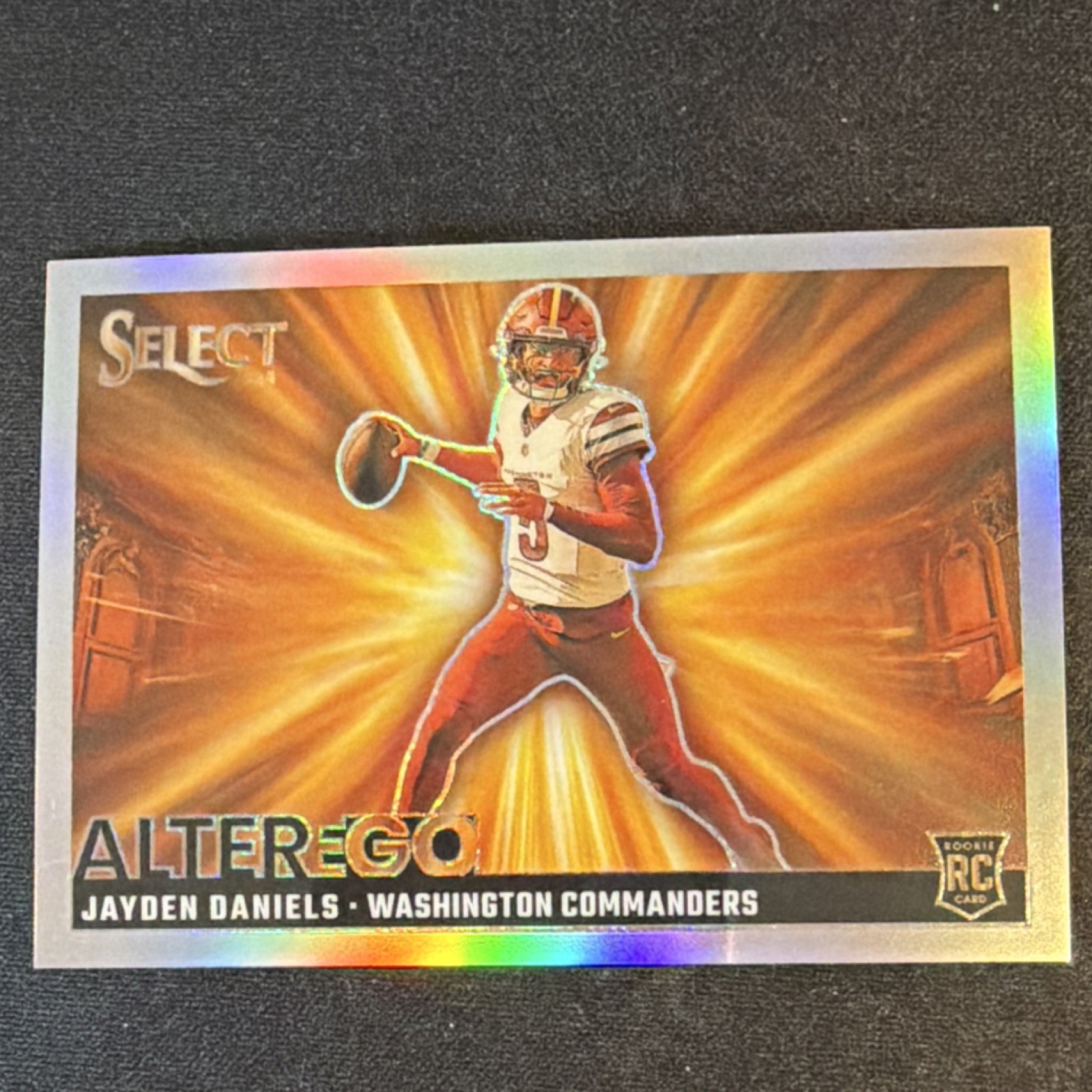 2024 Panini Select Jayden Daniels Rookie Alter Ego Prizm Washington Commanders