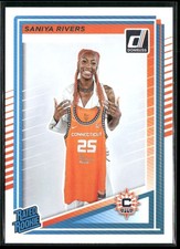 2025 Donruss WNBA #92 Saniya Rivers Rookie