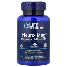 Life Extension Neuro-Mag,Magnesium L-Threonate, 90 Vegetarian Capsules
