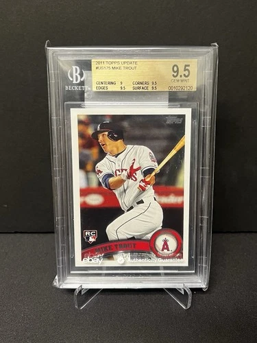 2011 Topps Update MIKE TROUT Rookie Card #US175 BGS 9.5🔥🔥🔥!!