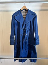 Vintage Blue Trench Coat Size 10