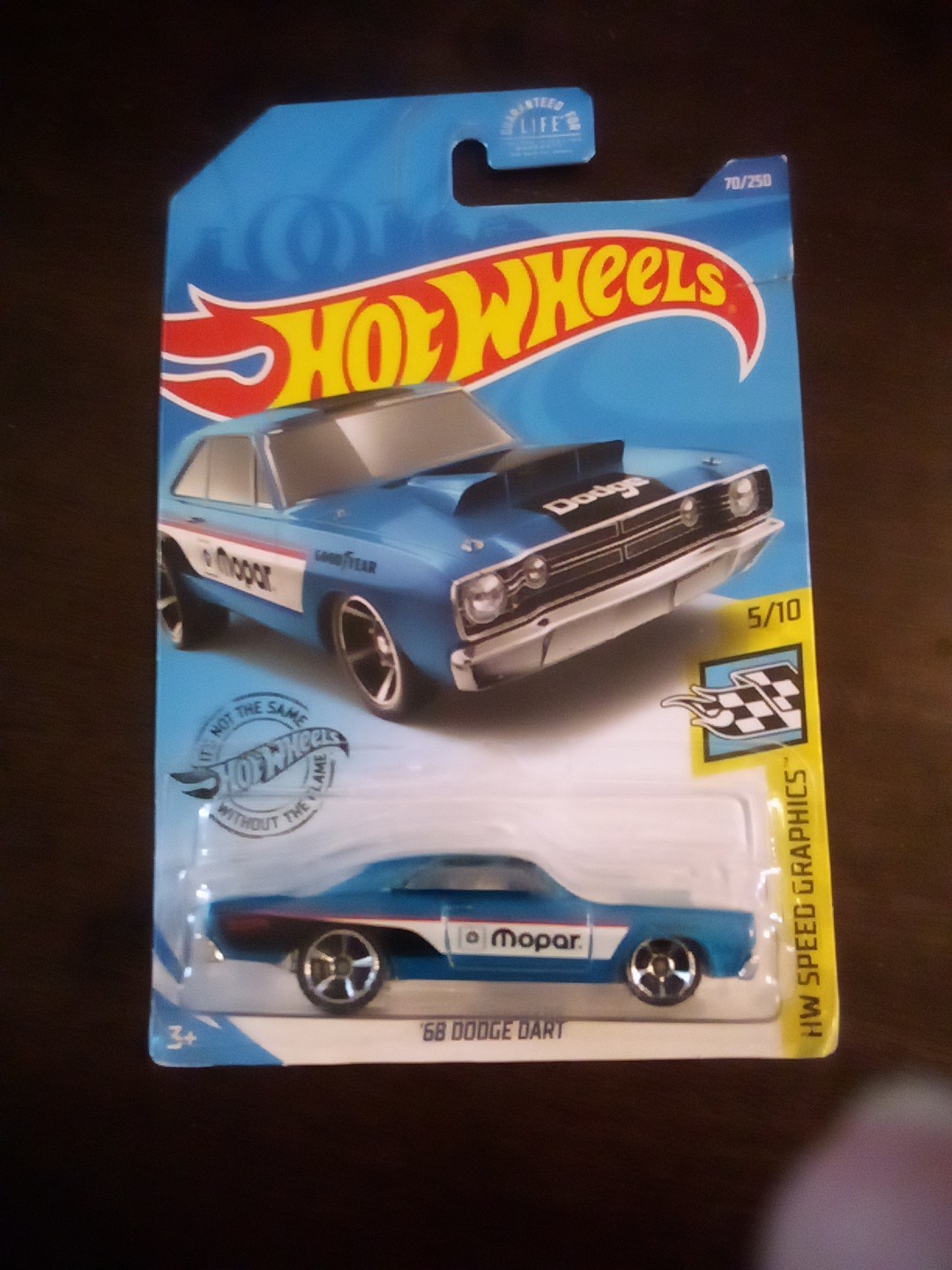 🔥 Hot Wheels 2020 HW Speed Graphics 5/10 '68 Dodge Dart 70/250 Blue Sealed!