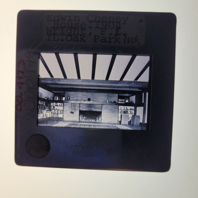 Edwin Cheney House Oak Park IL Architecture F. Wright 35mm Glass Slides Lot 10