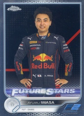 2022 Topps Chrome Formula 1 F1 #92 Ayumu Iwasa - F2 Dams