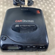 Sony Car Discman D-180K CD Player Black Compact Disc Player Not Tested
