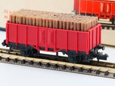 Arnold 0420 Wagon z wysokim pokładem Om 31 Ładunek Skala N TOP! Oryginalne opakowanie 1703-27-97