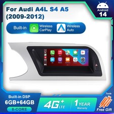 Autoradio 8.8" Android 14 64GB DAB+ per Audi A4/B8/S4 Concert/Symphony 2009-2012