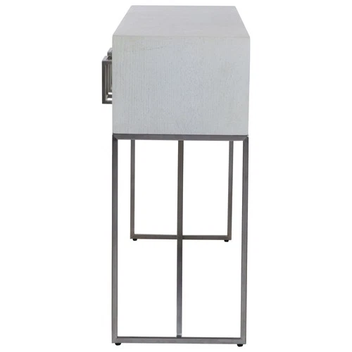 Uttermost 24954 Abaya 54"W Contemporary Console / Sofa Table - Soft White Oak - Picture 4 of 7