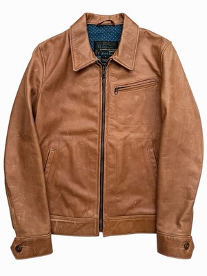VTG Schott Bros. Perfecto 575 Steer Hide Leather Jacket Coat Brown