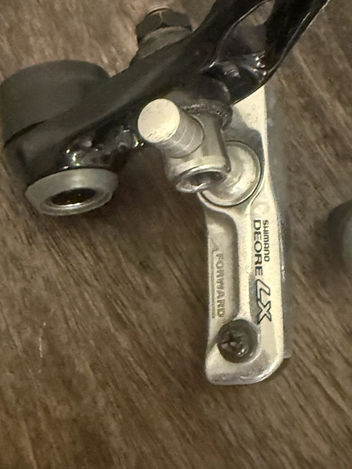 Juego de pinzas de freno voladizo Shimano Deore LX BR-M565 aleación negra Japón VIA k3 Foto 3 de 4