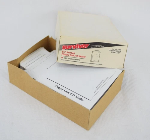 Survivor E7261 Floppy Disk CD Mailer 25 per Box