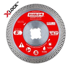 Diablo 5" X-LOCK Diamond Continuous Rim Masonry Cut-Off Disc