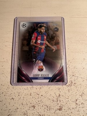 Lamine Yamal Topps Chrome Rookie Base #64