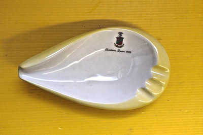 Vintage KAPPA SIGMA Christmas Dance 1959 Teardrop Ashtray 9'' Long