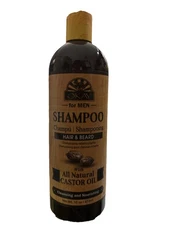 Okay For Men, Shampoo, Hair & Beard with All Natural Castor Oil, 16 oz (473 ml)