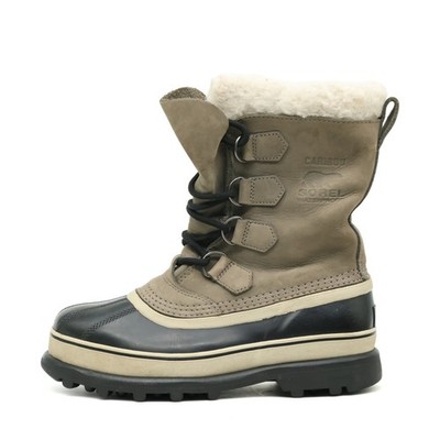 Sorel Damen Caribou Stiefel Beige Schwarz Mid-Calf Winterstiefel EU 40