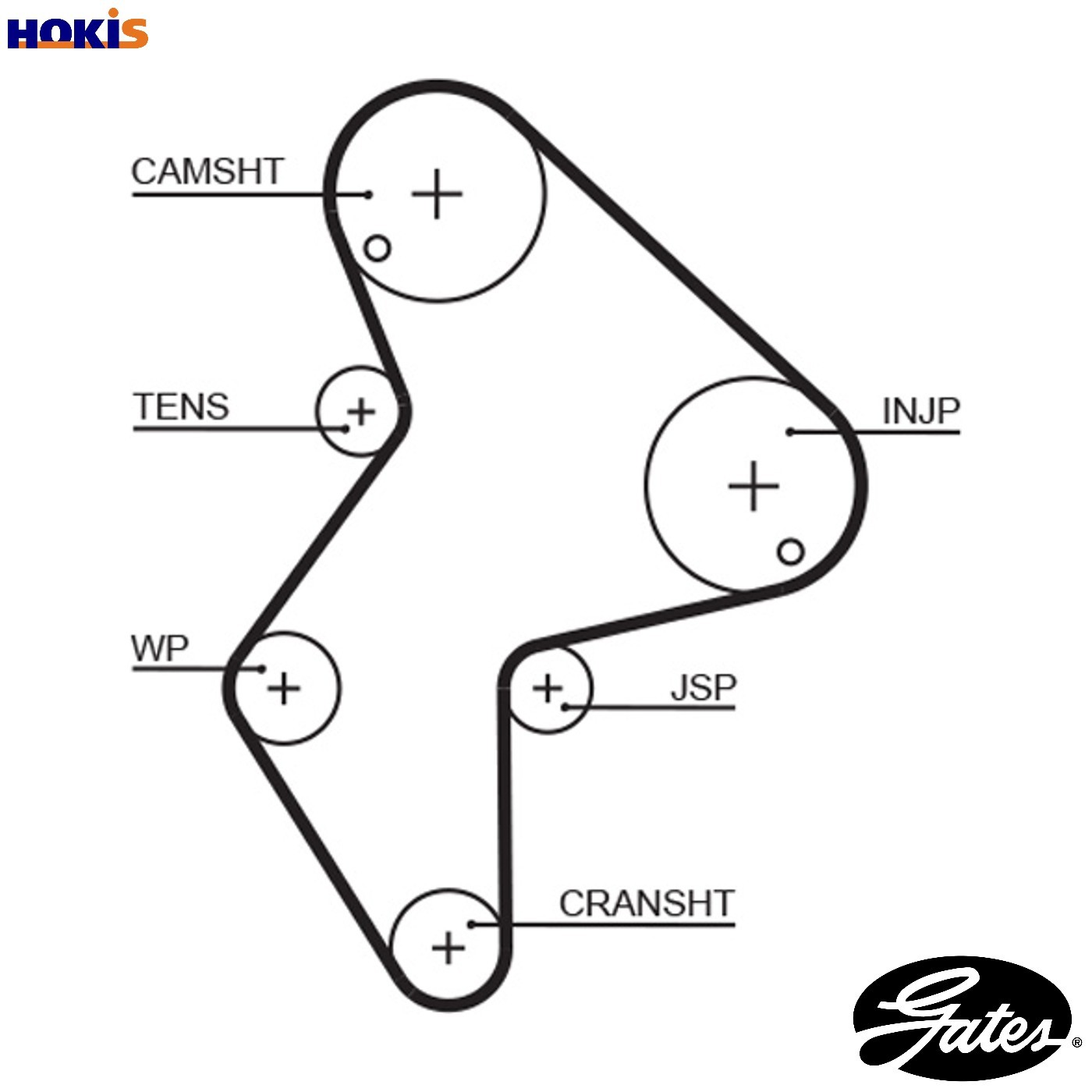 TIMING BELT 5249XS FOR PEUGEOT FIAT LANCIA CITROEN XANTIA/Break XM SYNERGIE 2.1L