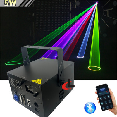 5W RGB Full Color Laser Light RGB Animation Laser Stage Wedding Lazer Dj Lights