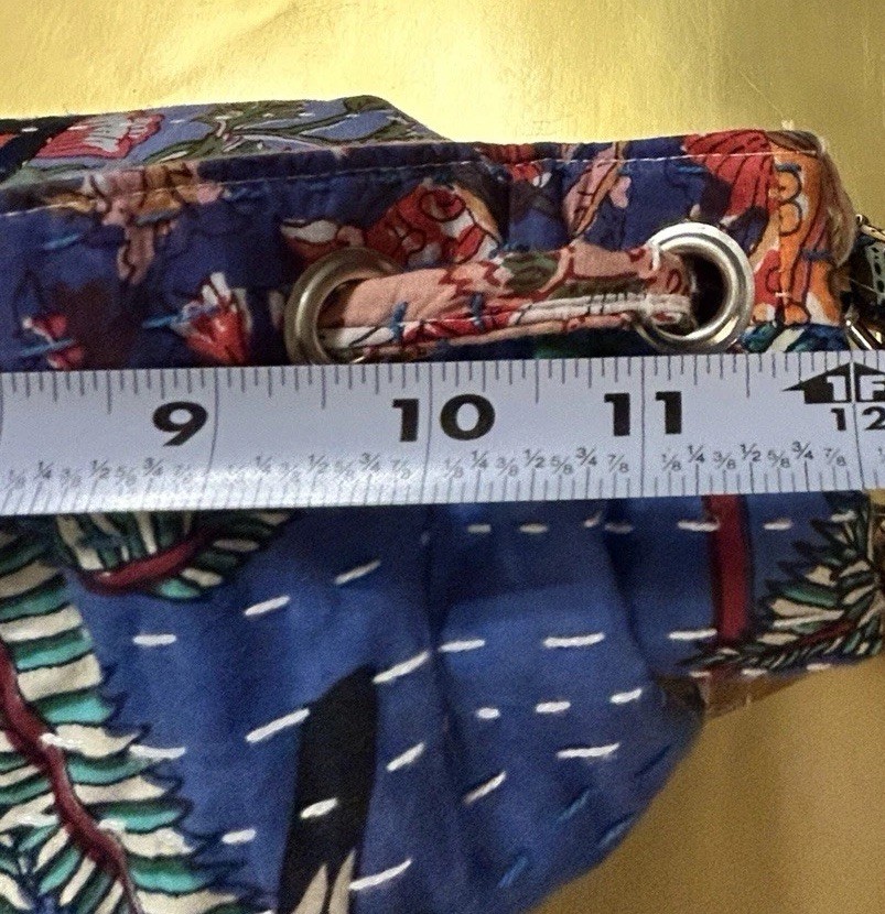 World Market Multi Cotton Patchwork Drawstring Bu… - image 20