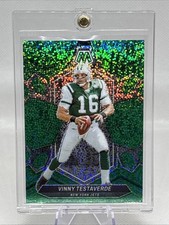 2024 Panini Mosaic Vinny Testaverde #243 Green Sparkle Prizm /8 Jets NM+