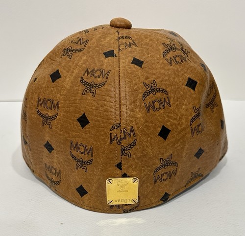 Seltene exklusive MCM München Cognac Visetos Nieten Cap Mütze Gr. M (58,5 cm) Japan - Bild 3 von 9