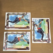 Topps Holiday 2025 Marcus Semien Texas Rangers MLB Baseball 3 Card Lot #H9