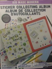 Sticker Collecting Album - Purple  Multicolor New in Box