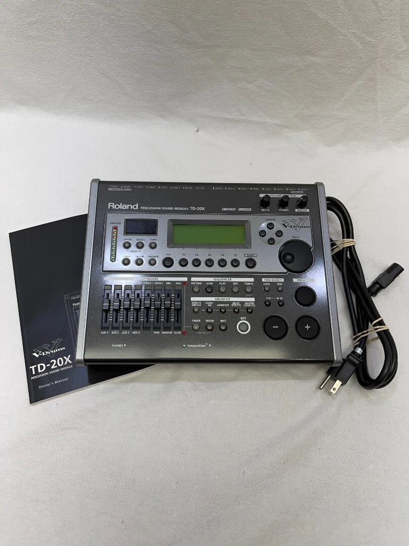 Roland TD-20X Electric Drum Brain Module V-Drum TD20X for 30 12 9 8 6V 4 3 kits