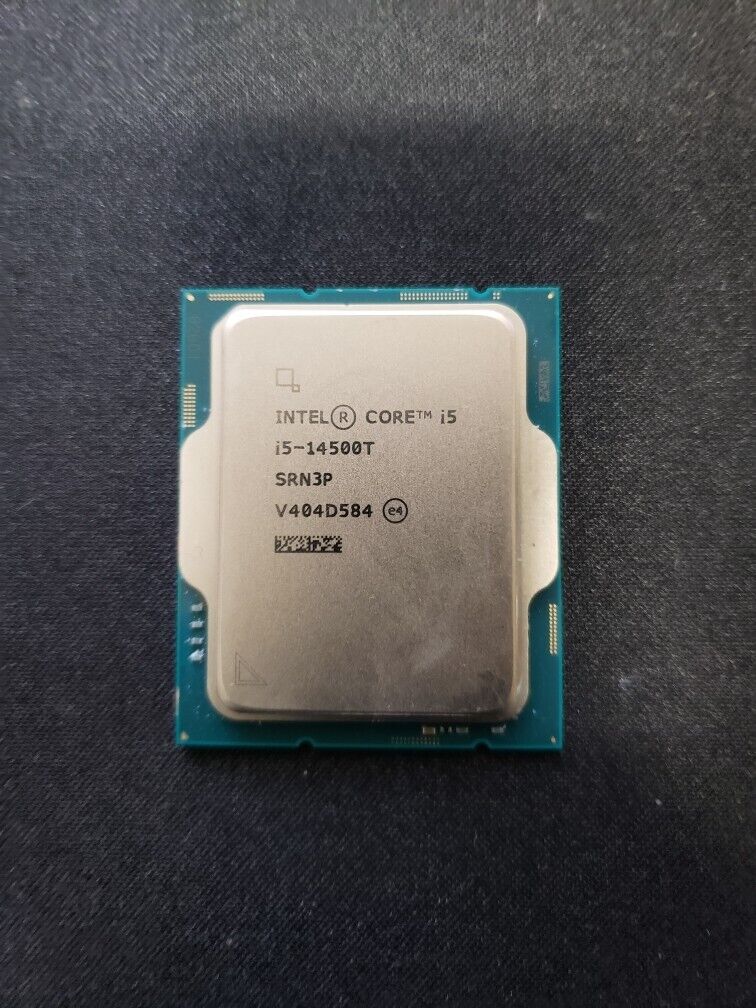 Intel Core i5-14500T 1.7 GHz 14-core 20 threads 24 MB cache Intel Core i5-14500T 1.7 GHz 14-core 20 threads 24 MB cache