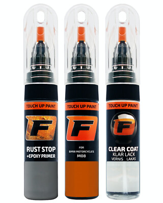 für BMW MOTORRAD M08 FEUERORANGE LACKSTIFT Reparatur Set Autolack Kratzer