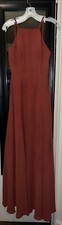David Bridal long strapped dress size 4 (good condition)