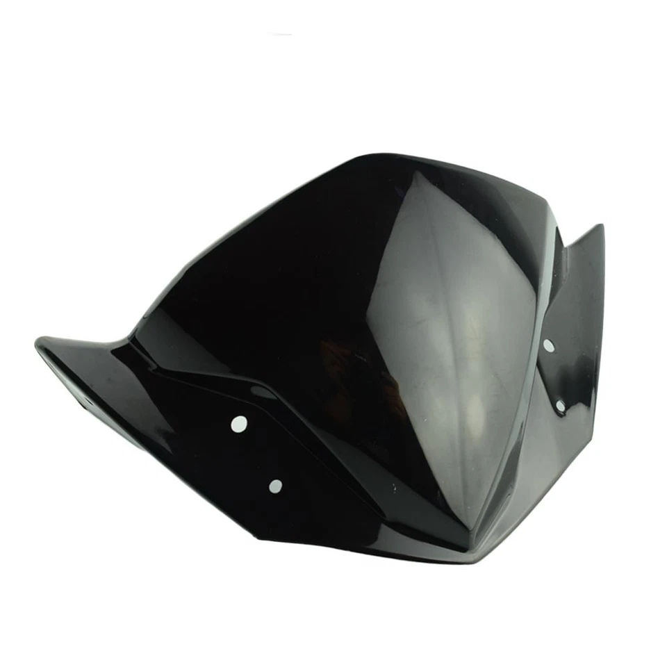 Parabrisas ABS negro para motocicleta Yamaha FZ16 2014 2015 2016 Foto 3 de 4
