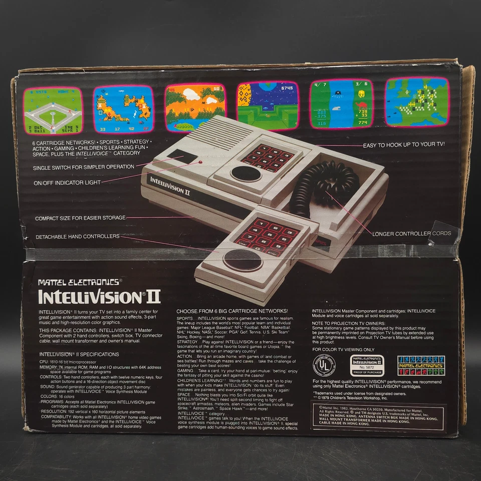 NOS Mattell Electronics Intellivision II Console Master Component Sealed - Image 2 of 4