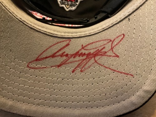 1999 INDY 500 POLE WINNER ARIE LUYENDYK LIMITED EDITION SNAPBACK HAT (ADULT OS) - Picture 5 of 6