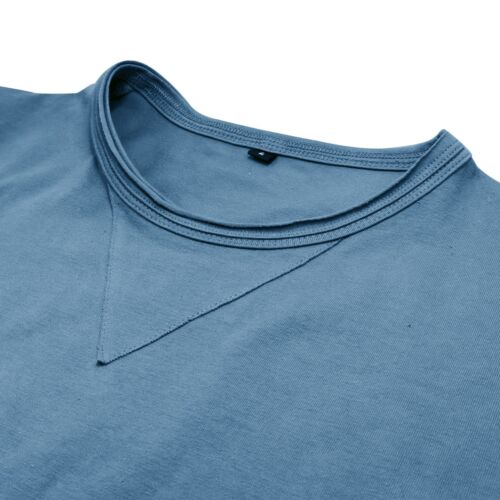 T-shirt uomo slim fit manica lunga girocollo casual elasticizzata blusa autunno - Foto 36 di 61