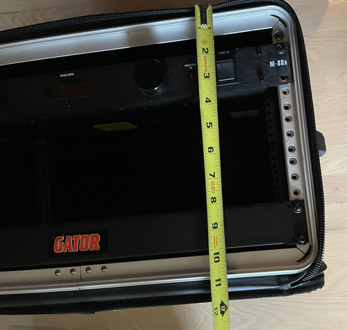 Furman M8DX + Gator Case Rolling Rack Bag GR-RACKBAG-4UW Lightweight w/ Handle - Picture 14 of 18