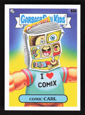 2022 Topps Garbage Pail Kids: Book Worms #63a Comic Carl