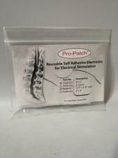 Pro-Patch Reusable Self Adhesive Electrodes Tens 4/PK ProM-021 2" x 2" NEW