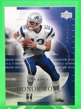 Tom Brady 2002 NFL Upper Deck UD Honor Roll #34 New England Patriots 3rd Year
