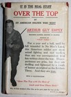 Original Wwi 1918 Dated "Over The Top" By An American Soldier Who Went Book