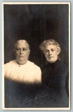 RPPC   Rutland  Vermont  Old Ladies  Real Photo Postcard  c1910