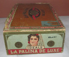 Vintage Cigar Box Ideals La Palina De Luxe Congress Cigar Co. New York, NY — photo 5