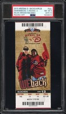 Nolan Arenado MLB Debut Ticket Signed 4/28/13 Rockies Dbacks PSA 8 Auto 10