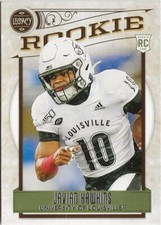 V47) 2021 Panini Legacy Javian Hawkins RC Rookie Card Louisville Cardinals. rookie card picture