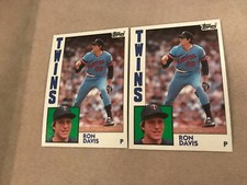 1984 Topps Baseball Card #519 Ron Davis Minnesota Twins NM/MT Free Shipping!