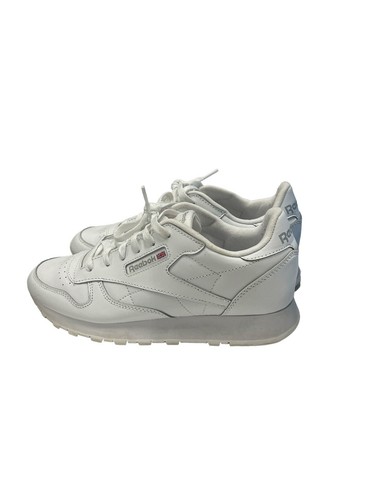 Reebok Women Classic Leather Shoes Ftwr White / Ftwr White / Pure Grey 3 GZ6097 - Picture 4 of 9