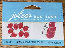 RARE Jolees Mini Strawberries  Cherries Cherry Fruit 3D Scrapbook Non-Adhesive