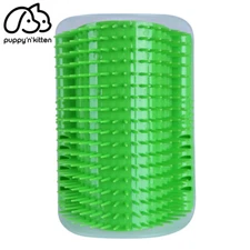 Cat Pet Self Groomer Brush Wall Corner Grooming Massage Comb Toy & Catnip