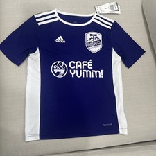 Adidas Entrada 18 JSYY Kids Small Purple Football Soccer Sport